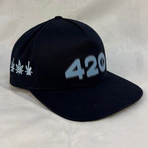 Cresco Labs Navy/Light Blue 420 Embroidered Cap (2025)